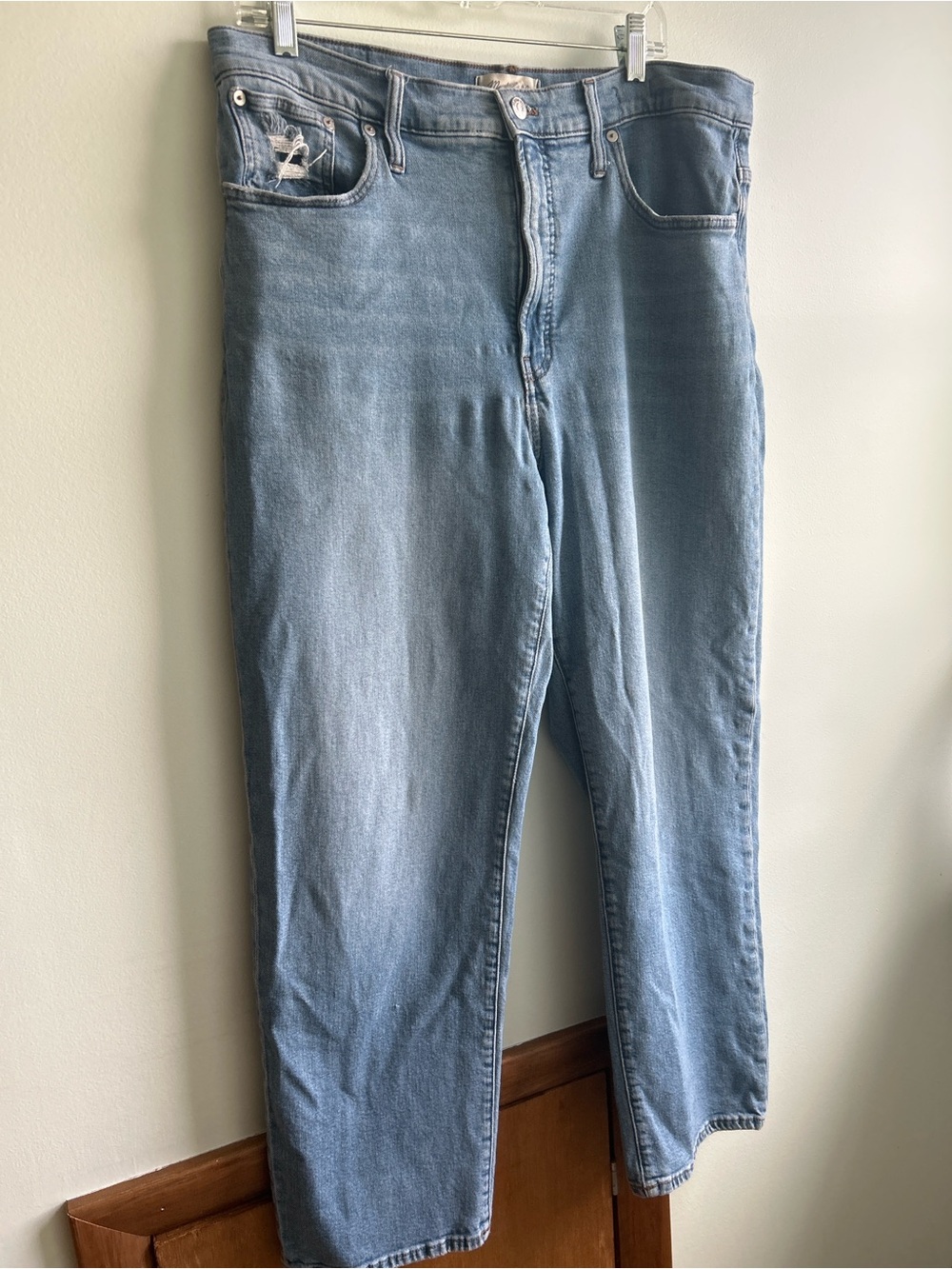 Madewell Light Blue Straight-Leg Jeans